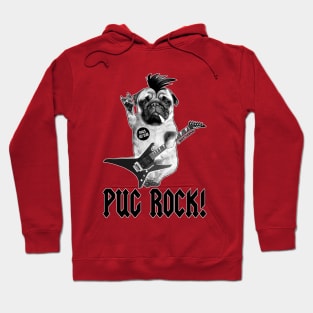 Pug rock Hoodie